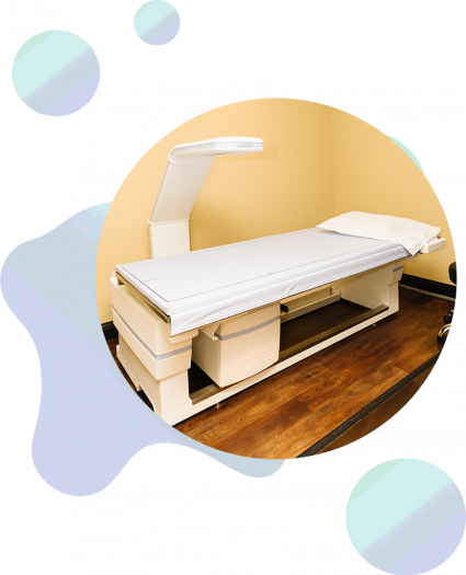 Central Dual X-ray Absorptiometry (DEXA) device